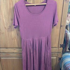 Mauve thin dress